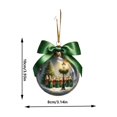 thumbnail image 2 of Qwtwty Christmas Tree Ball Ornaments with Hang Rope, Shatterproof Hanging Bauble Pendants for Xmas Holiday Wedding Party Decorations, 2 of 7