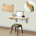 thumbnail image 3 of 2 PCS Folding Bracket, 200mm Folding Wall Shelf, Stainless Steel Folding Shelf Bracket, Folding Bracket, Bracket Console, Wall Folding Shelf for Wall Shelf Bench, 3 of 5