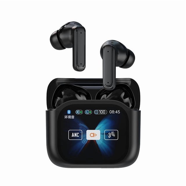 AI Language Translation Earbuds, LCD Screen Real-Time Translator For 144 Accents