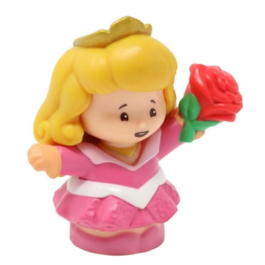 Replacement Part for Fisher-Price Little People Collectible Princess Castle Playset FGY23 - Replacement Aurora Sleeping Beauty Figure with Base for Talking Castle