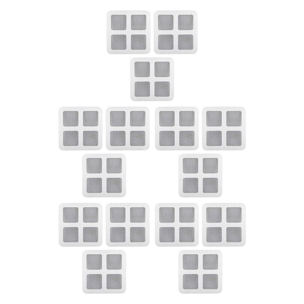 Kenally Parche para cubrir la pantalla de la ventana, pegatina de malla, reparación de agujeros rotos, parches adhesivos, accesorios de Tipo 2 Gris 5Conjunto