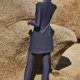 thumbnail image 4 of Nuevo traje de baño musulmán de color sólido de cobertura total para mujer, 4 of 8