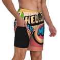 thumbnail image 2 of Fotbe Hello Summer Traje de Baño para Hombre – Shorts de Natación de Secado Rápido con Forro y Bolsillos-Small, 2 of 6