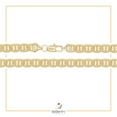 thumbnail image 7 of BEBERLINI Men Mariner Chain 14K Gold Filled Bracelet 8.5" Fashion Jewelry Gift 6.8 mm, 7 of 7