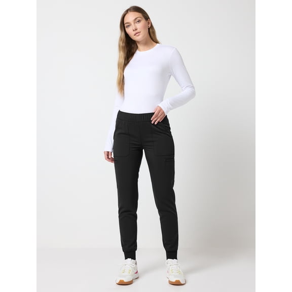 Scrubstar Ultimate Women’s Antimicrobial Cargo Jogger Scrub Pant, Sizes XS–3XL