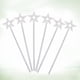 thumbnail image 5 of EeaseMX Varitas de princesa de 6 piezas, pentagrama galvanizado de plástico, varita de hada de ángel plateado para fiesta de cumpleaños, boda, Cosplay, 5 of 7