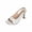 White, variant on Womens Kitten Heels Slingback Sandals Square Open Toe Slip On Comfort Stiletto Mules Summer Dress Pumps, Red Size 6