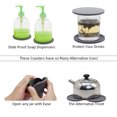 thumbnail image 3 of Posavasos de silicona con soporte, juego de 8, posavasos para interiores y exteriores, duraderos, protege la mesa, antideslizante, apto para bebidas y tipos de mesa, 3 of 5