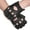 Black, variant on Genuine Leather Half Finger Driving Gloves With Knuckle Holes For Men