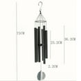 thumbnail image 5 of Beautiful Wind Chimes Tuned Windchimes De Madera Entregan Tonos , Completos Y Relajantes - El Mejor Carillón De Viento De Madera Grande Para Patio Al Aire Libre - Music To Your Ears Negro Baoblaze Carillón de viento, 5 of 5