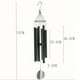 thumbnail image 5 of Decoración colgante resonante para jardín, regalo, campanas de viento de metal de 6 tubos Negro, 5 of 5