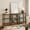 Brindle, variant on Tarnorci Extra Long Console Table, 66.92inch Narrow Sofa Tables with 3 Tier Wood Storage Shelves Industrial Metal Frame for Entryway Hallway Living Room Behind Couch Brindle