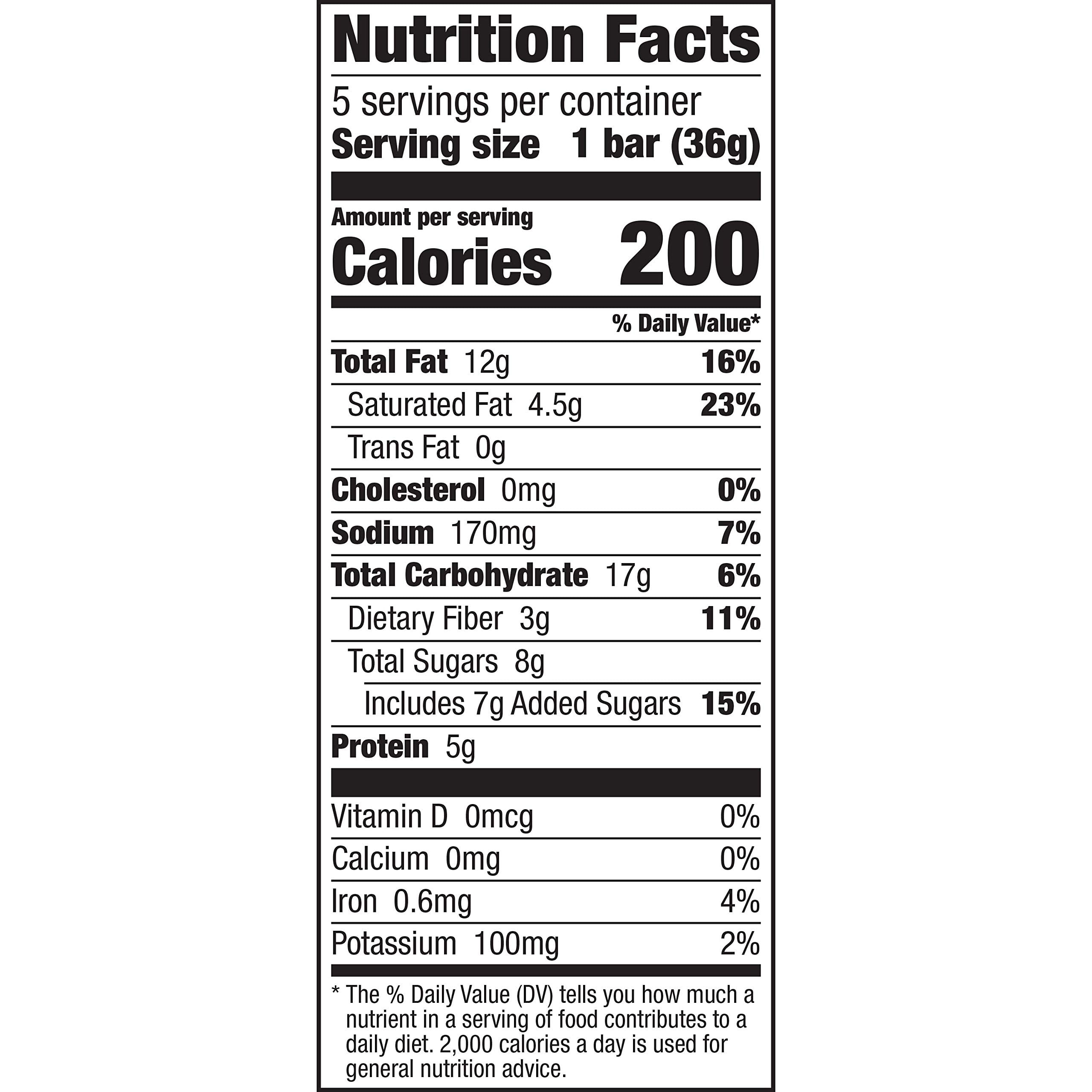 Nature Valley Crispy Creamy Wafer Bars, Peanut Butter, Snack Bars, 1.3 Oz, 5 Ct (Pack Of 6)