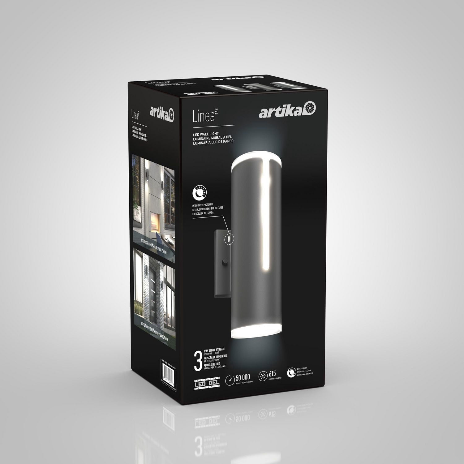Linea Integrated LED Outdoor Wall Light