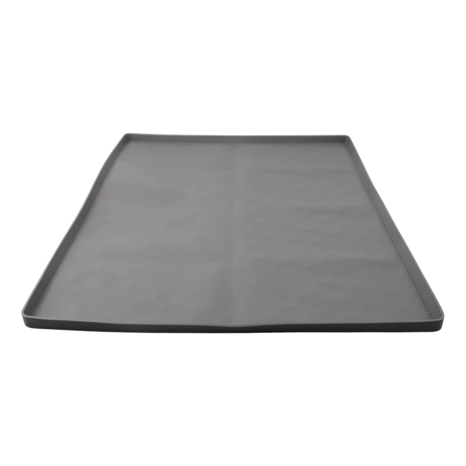 Wodtesl Mini Fridge Silicone Mat With Raised Edge Soft Under Refrigerator Mat Floor Protector Washable Multipurpose For Washing Machine