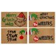thumbnail image 4 of Cateissary Christmas Floor Mat Cute Cartoon Party Nonslip Restaurant Kitchen Hotel Holiday Door Room Living Home Dining Carpet Kits de decoración para fiestas Numero 3, 4 of 6