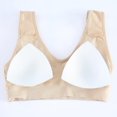 thumbnail image 5 of CHUANK Women‘s 3-Pack Seamless Wireless Sports Bra with Removable Pads, 5 of 5