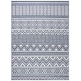 thumbnail image 2 of SAFAVIEH Machine Washable Rug Indoor/Outdoor Bermuda Collection - Bermuda Jacinth Geometric Machine Washable Indoor/Outdoor Area Rug, Navy/Cream, 9' x 12', 2 of 12
