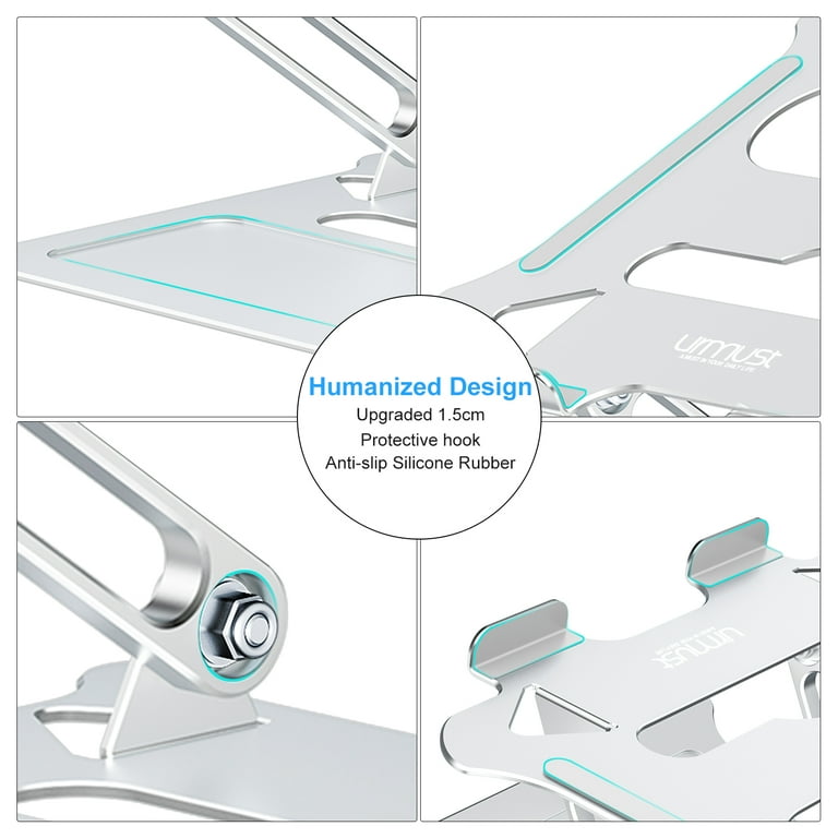 Urmust Laptop Stand for Desk Adjustable Laptop Holder Portable
