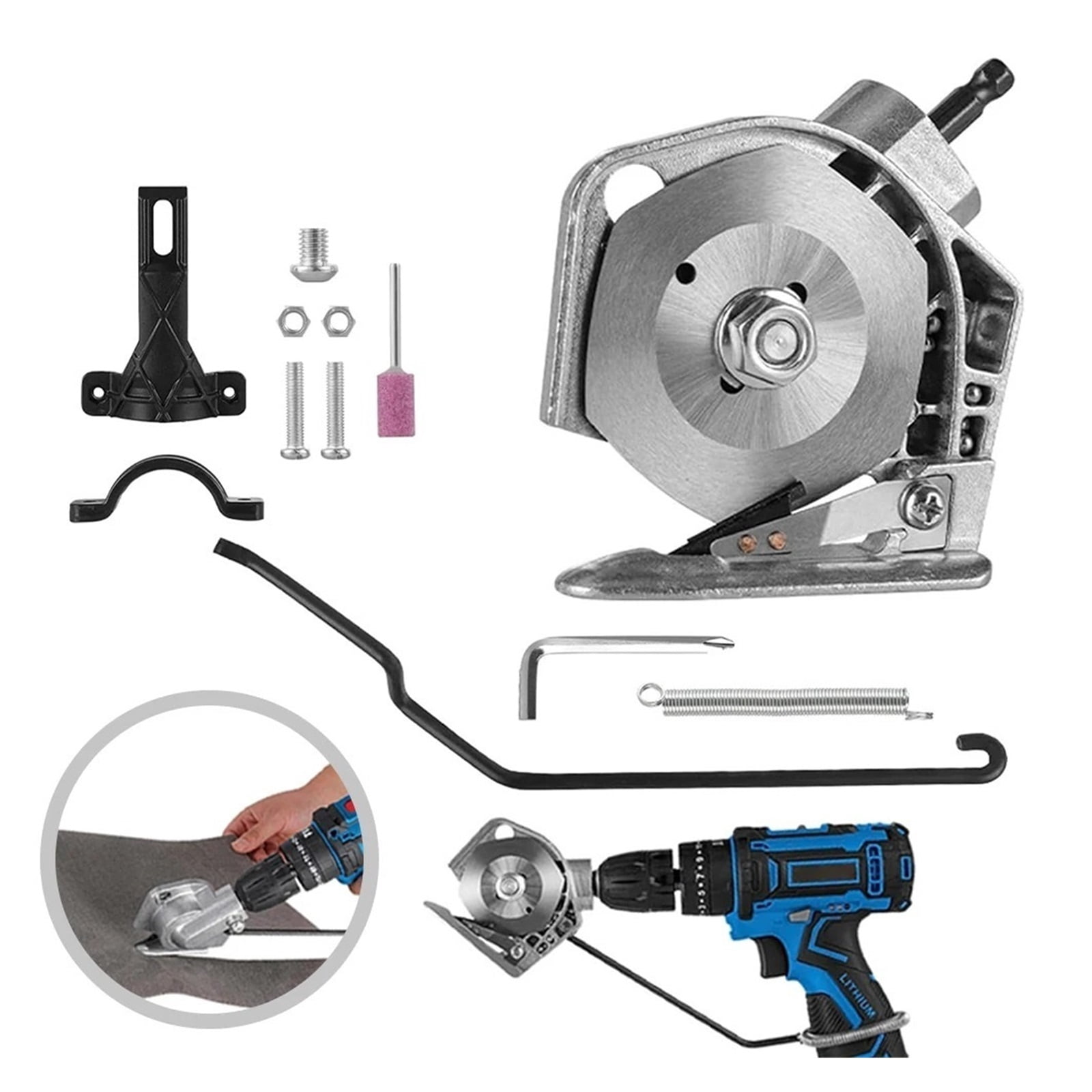 Home Electric Scissors, Electric Rotary Fabric Cutting Tools, Leather/Carpet Tufting Scissors, Electric Drill To Cutting Machine ,Power Tools