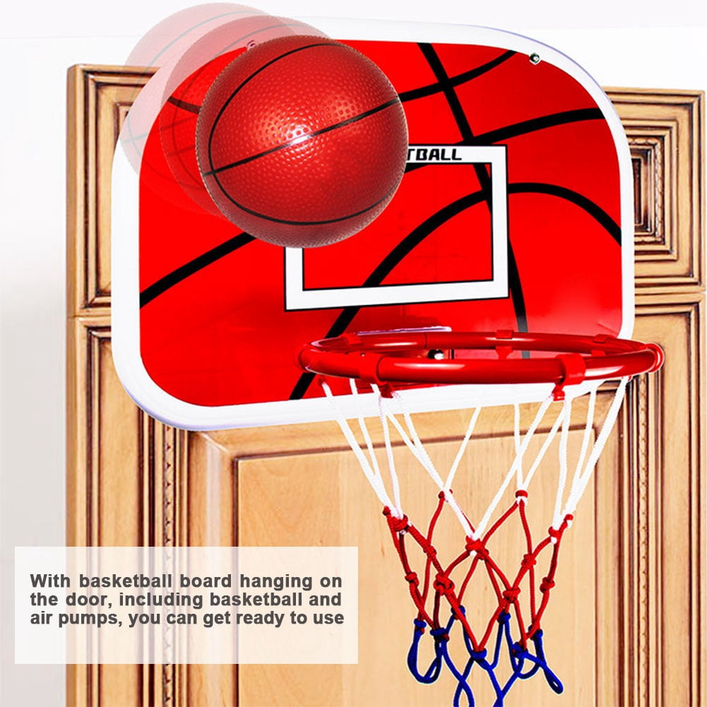 Kritne Basketball Toy, Indoor Mini Adjustable Hanging Basketball Hoop