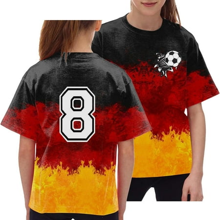 

Girls T Shirts Children Round Neck Casual Loose Short Sleeve Girl T-Shirts for Kids