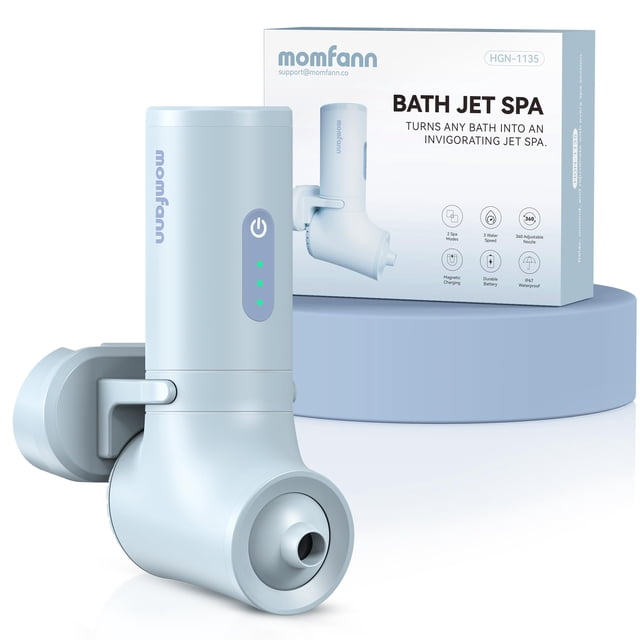 Jets de baño MOMFANN spa portátil ajustable en 3 niveles, azul