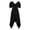 Black#short sleeve boho dress for women, variant on Western Boho Dress Women Cowgirl Vintage Deep V Neck Lace Spaghetti Strap High Low Flowy Cocktail Dress Blue,XL