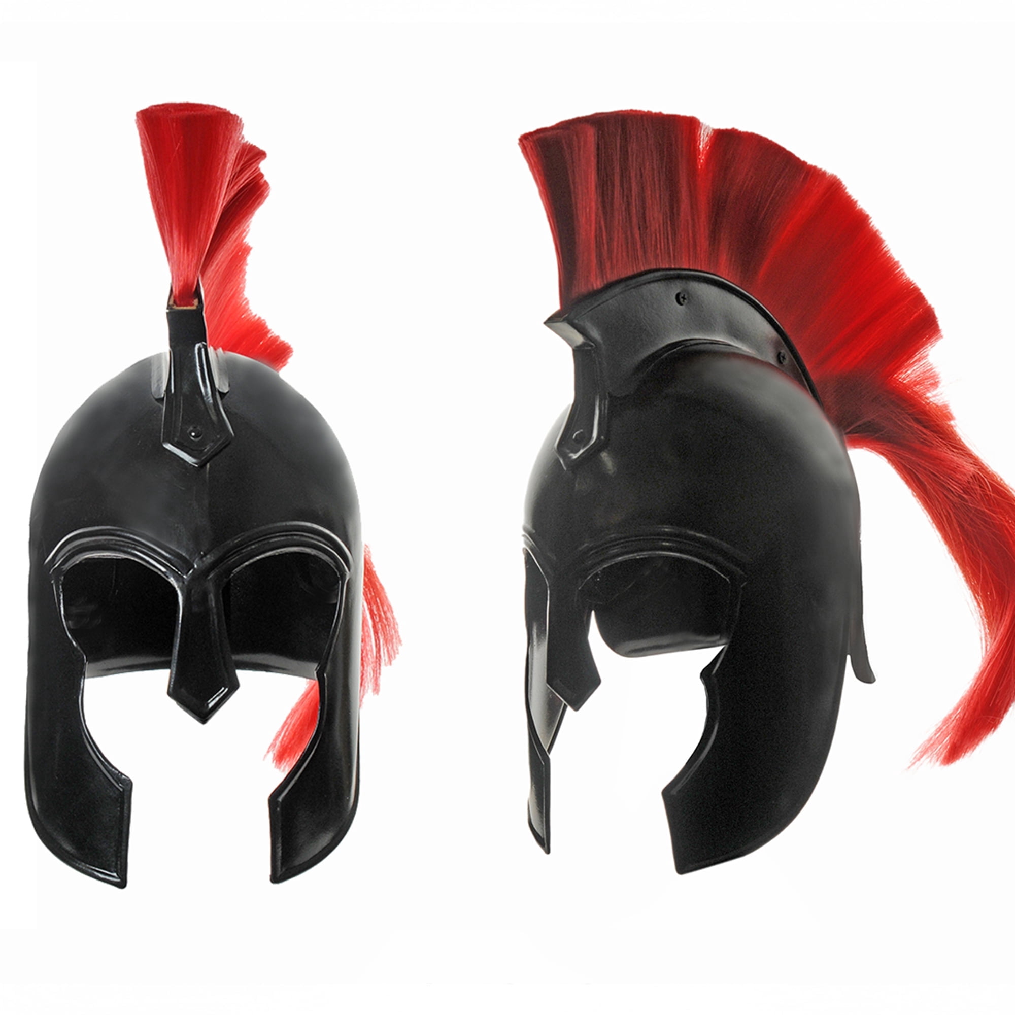 Trojan Helmet - Achilles - Steel with Black Crest - Walmart.com