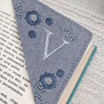 thumbnail image 1 of Huayishang ?? 26 Letters Elegant Personalized Hand Embroidered Corner Bookmark Four Seasons Fun Bookmark Decoration Handmade Custom Letter Bookmark Hand Stitched Corner Bookmark, 1 of 4