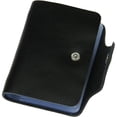 thumbnail image 3 of Fashion Soft Credit Business ID Card Holder Case Purse Pocket Wallet Pouch Organizer 24 Slots（black）, 3 of 5