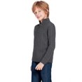 thumbnail image 4 of Arshiner Boy's Cable Knitted Sweater Half Zip Lightweight Casual Pullovers, 4 of 6