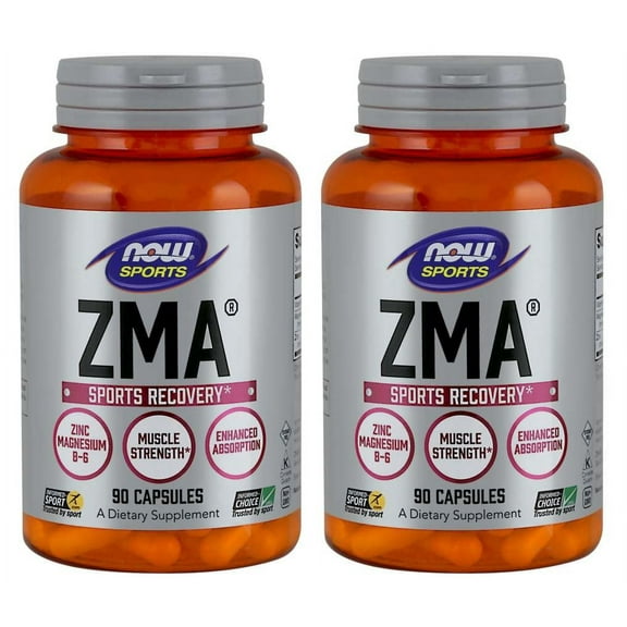 Now Foods - ZMA 90 Capsules (Pack of 2)
