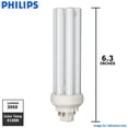 thumbnail image 2 of Philips 42w Triple Tube 4-Pin GX24q-4 PL-T Alto Fluorescent Light Bulb, 2 of 3