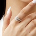 thumbnail image 1 of WIFKLSIIPG Rotatable Ring Classic Simple Ring Fashion Jewelry Light Feeling Design Ring Shiny Ring, 1 of 4