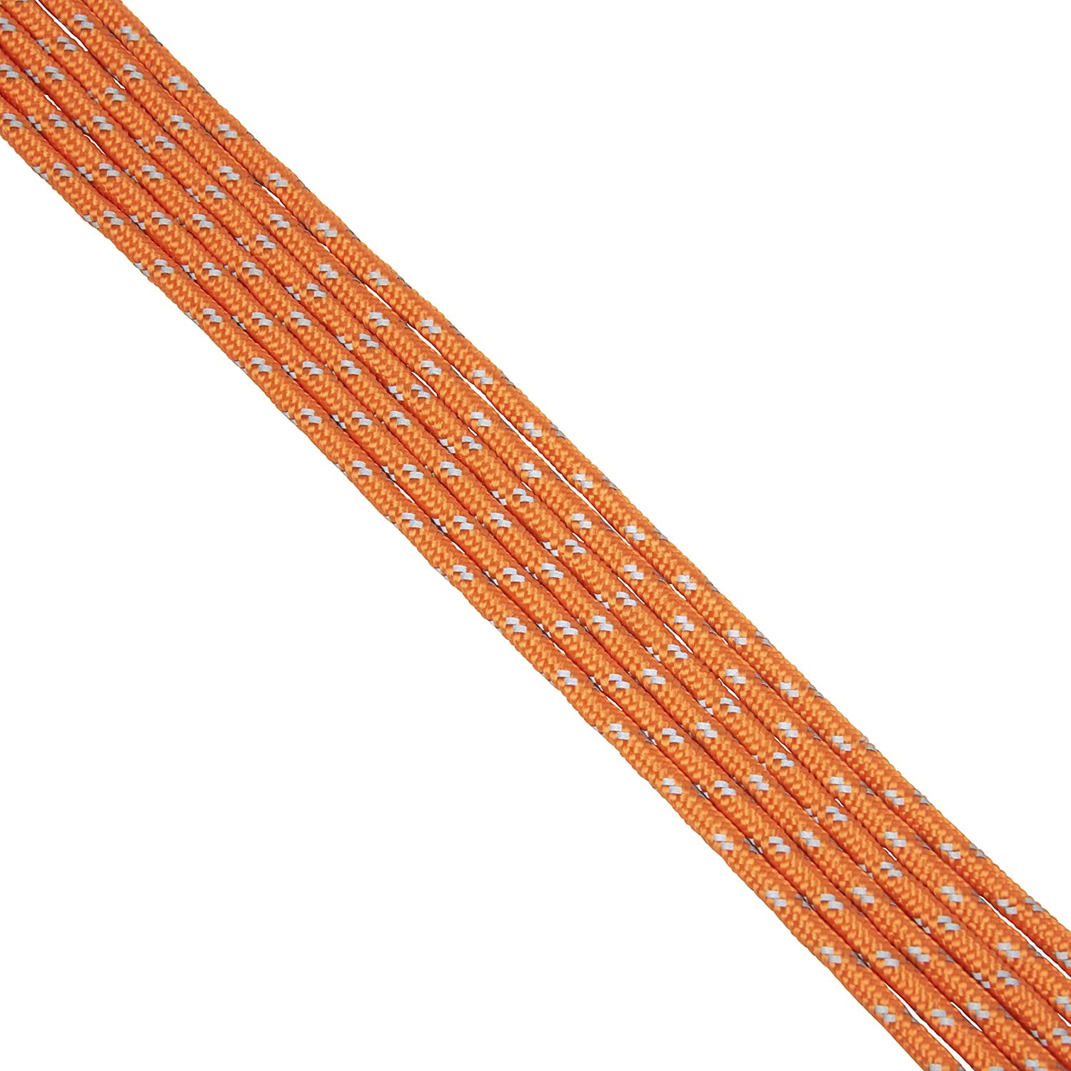 Allen Company 10" Highly Reflective Twistable Flagging Cord Tape, 6 Ct, Reflective Orange, Polyester