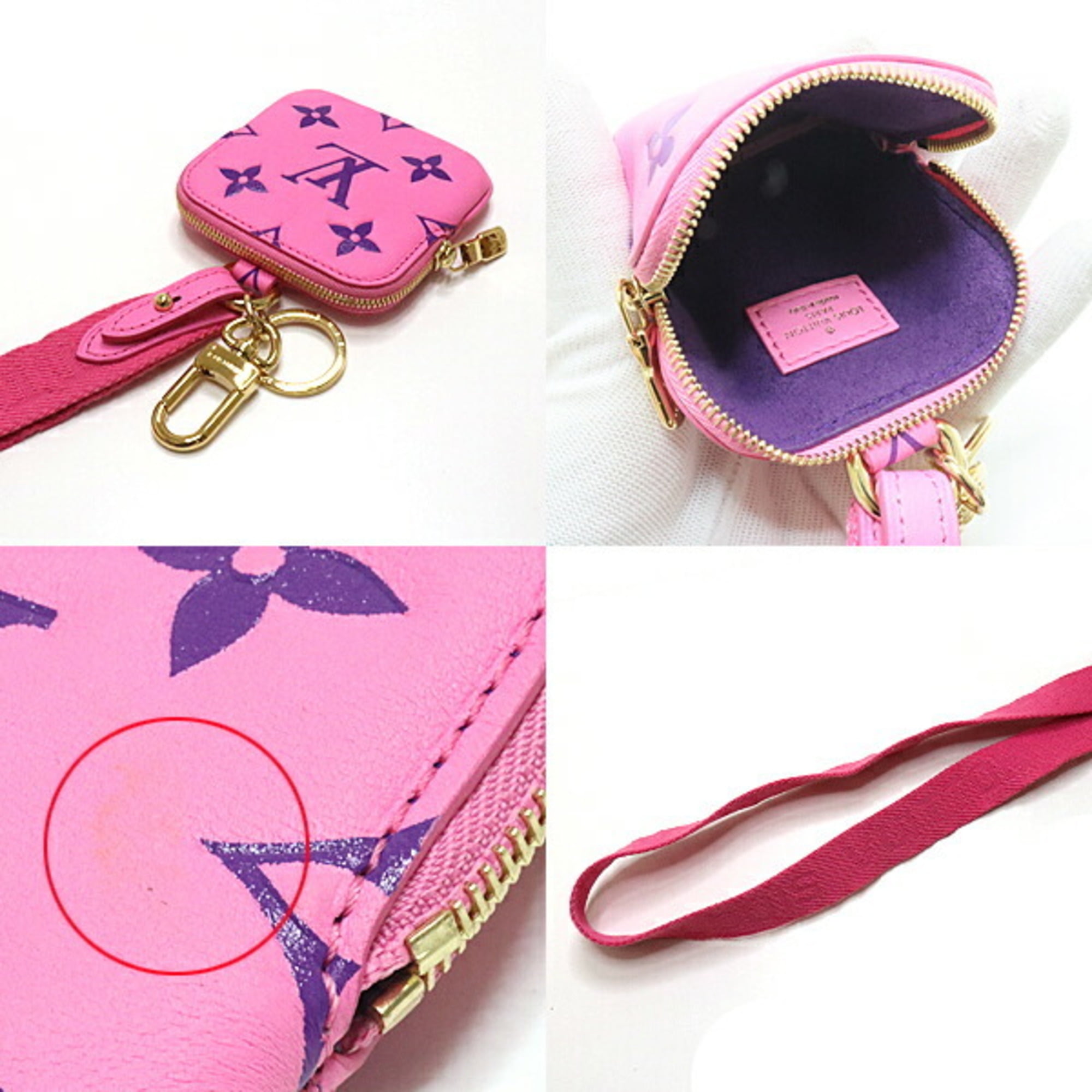 Louis Vuitton Lanyard Multipochette MP3072 Coin Case with Strap