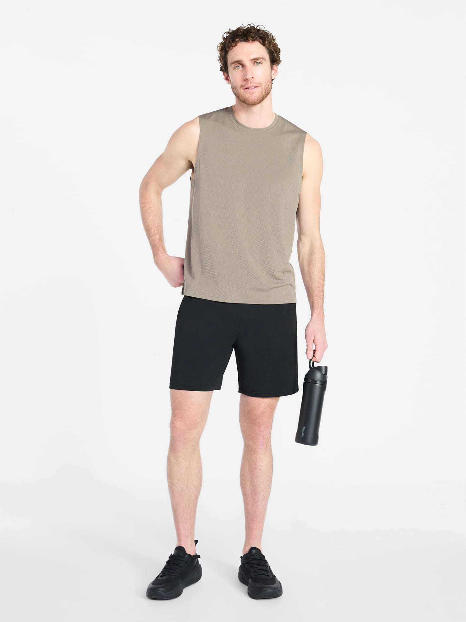 Athletic Works Men’s Sleeveless Mesh Muscle Tee, Sizes XS-5XL