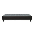 thumbnail image 5 of Miekor Furniture Modern Bedroom Upholstered King-Size Platform Bed Base, Wooden Mattress Foundation Bed Frame, Dark Grey 82678, 5 of 8