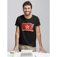 thumbnail image 2 of Brush Painting Of Hong Kong Flag Tee Men's -Image by Shutterstock, 2 of 4