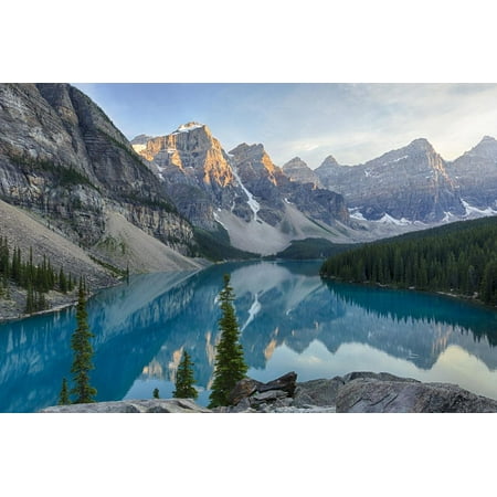 Canada, Banff National Park, Valley of the Ten Peaks, Moraine Lake Mountain Landscape Photography Print Wall Art By Jamie & Judy