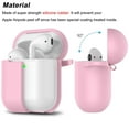 thumbnail image 2 of YouLoveIt Silicone AirPods Case Full Protective Silicone AirPods Cover Protective Cover Case For AirPods 2 Charging Case, 2 of 5