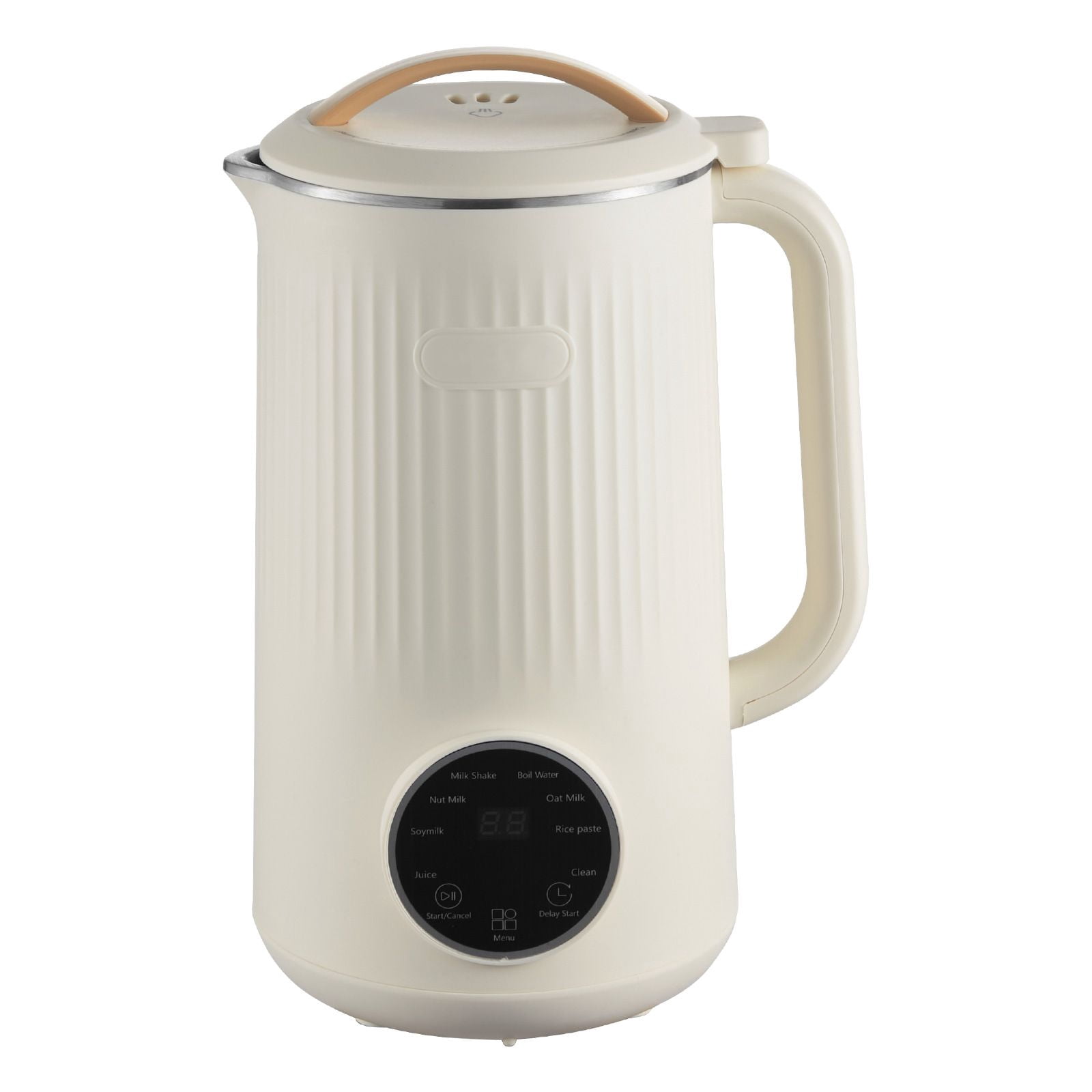 8-in-1 Nut Milk Maker 34 oz Capacity 10 Blades Soundproof Cover Self-Cleaning for Soy Almond Oat Milk