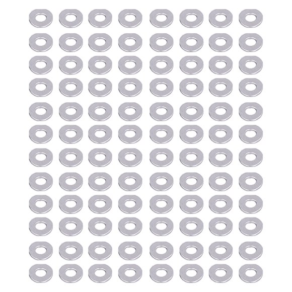 Wchiuoe Flat Washers Set,150Pcs Flat Washers Assortment Kit A2‑70 Stainless Steel Bolts Washer Replacement DIN125,Metal Washer Kit