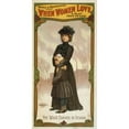 thumbnail image 2 of U.S. Lithograph Co. 11x18 Gold Ornate Wood Frame and Double Matted Museum Art Print Titled - When Women Love a Play True to Life (1905), 2 of 4