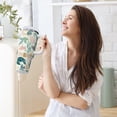 thumbnail image 6 of 30 oz Tumbler With Handle Stainless Steel Insulated Tumbler With Lid for Car Cup Holder Turtles and Sea Plants Pattern, 6 of 9