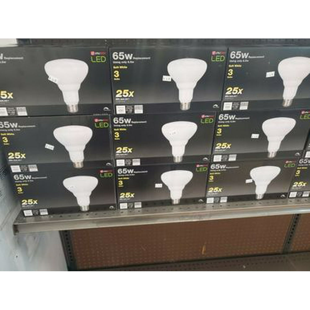 24 PACK 65 Watt LED Dimmable Soft White BR30 Flood Light Bulbs