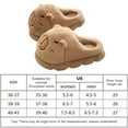 thumbnail image 3 of Pantuflas Carpincho Felpa Antideslizantes con Punta Cerrada para Mujer (Café 40-41), 3 of 3