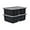 Black and Gray, variant on CX BLACK & YELLOW®, 27-Gallon Heavy Duty Tough Storage Container & Snap-Tight Lid, Black and Grey, (14.3”H x 20.6”W x 30.6”D), Weather-Resistant Design and Stackable Organization Tote [4 Pack]
