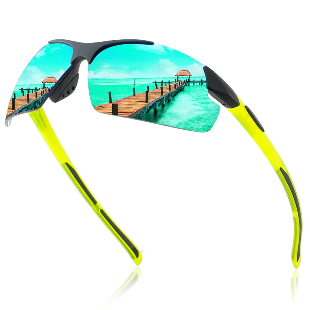 Polarized Sports Sunglasses for Men Women Youth Baseball Cycling Fishing Running TAC Glasses 
